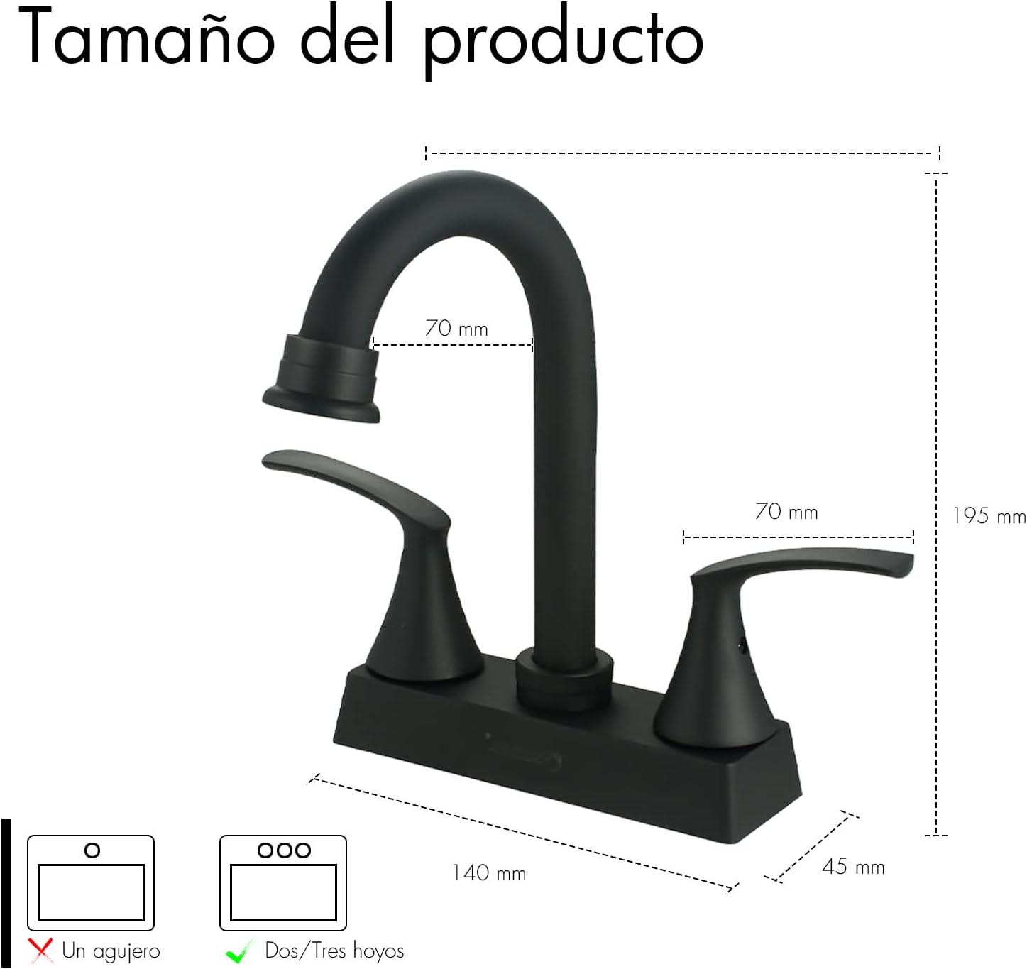 Foto 3 pulgar | Mezcladora para Lavabo Solvex 40102n de Baño