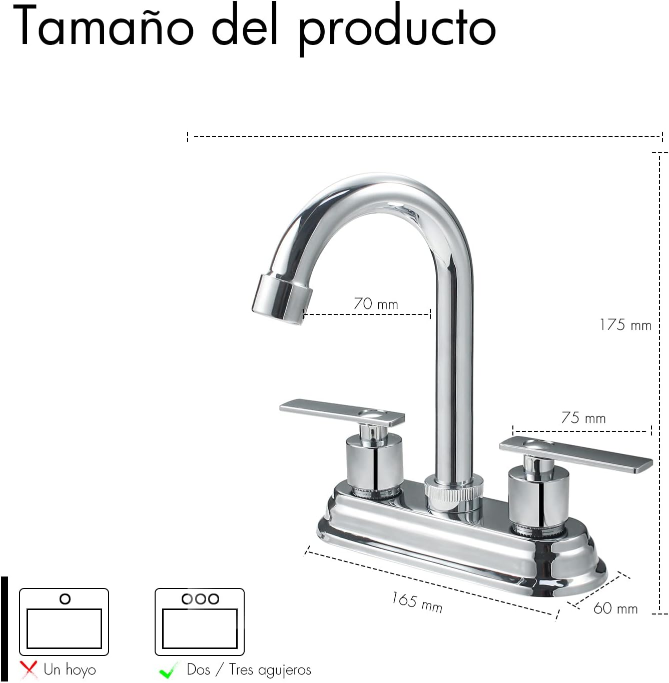 Foto 2 | Mezcladora para Lavabo de Baño Solvex Sp-40075