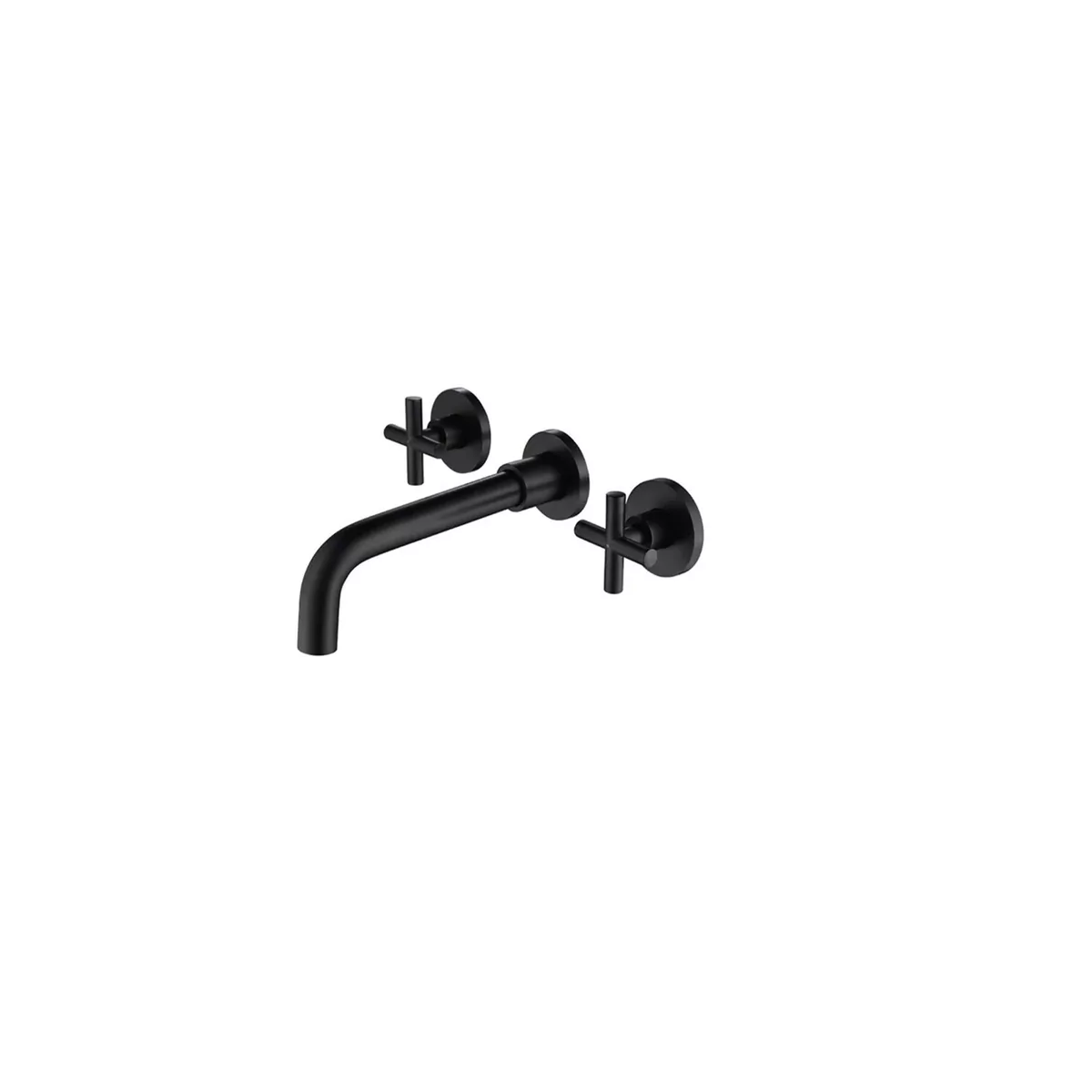 Foto 2 pulgar | Grifo De Lavabo, Grifo De Pared Empotrado De Tres Orificios Eo Safe Imports Esi-14961 Negro