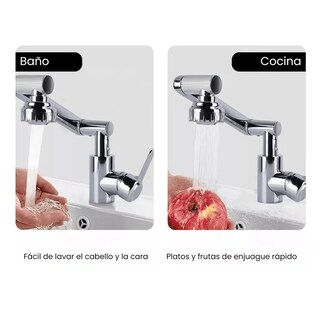 Foto 2 | Grifo Cocina Acero Inoxidable, Mezcladora Fregadero Eo Safe Imports Esi-14959 Plata