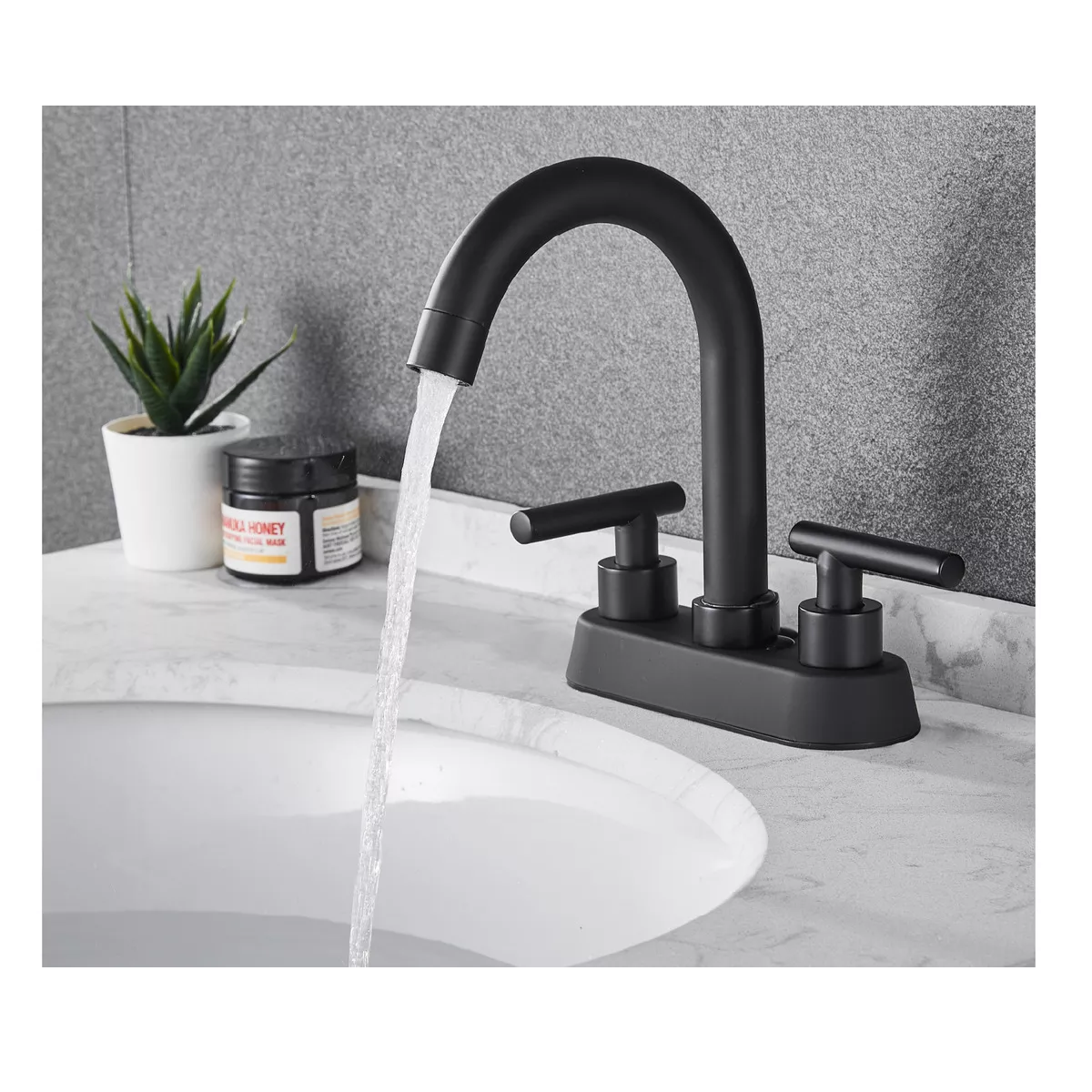 Foto 3 pulgar | Grifo De Baño Acabado Mate Eo Safe Imports Esi-17713 Negro