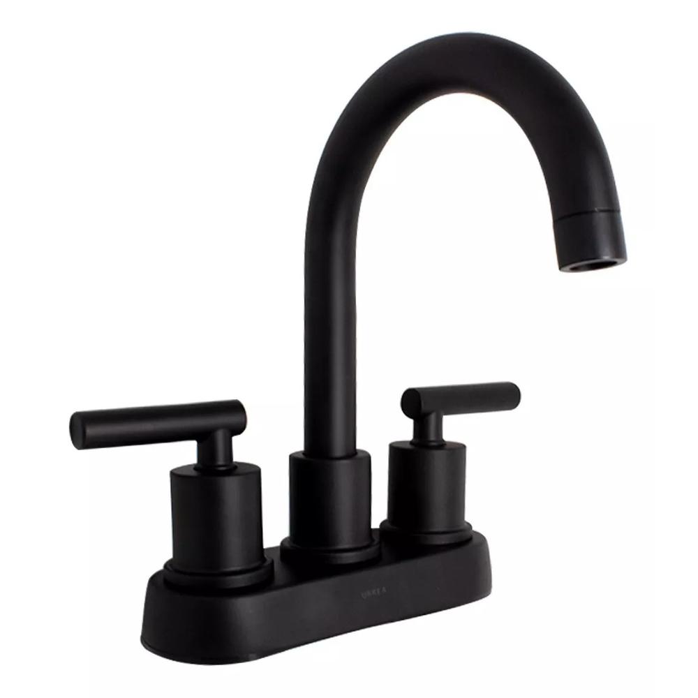 Mezcladora Para Lavabo 4'' Tipo Bar Negro Mate 14cl.2 Urrea