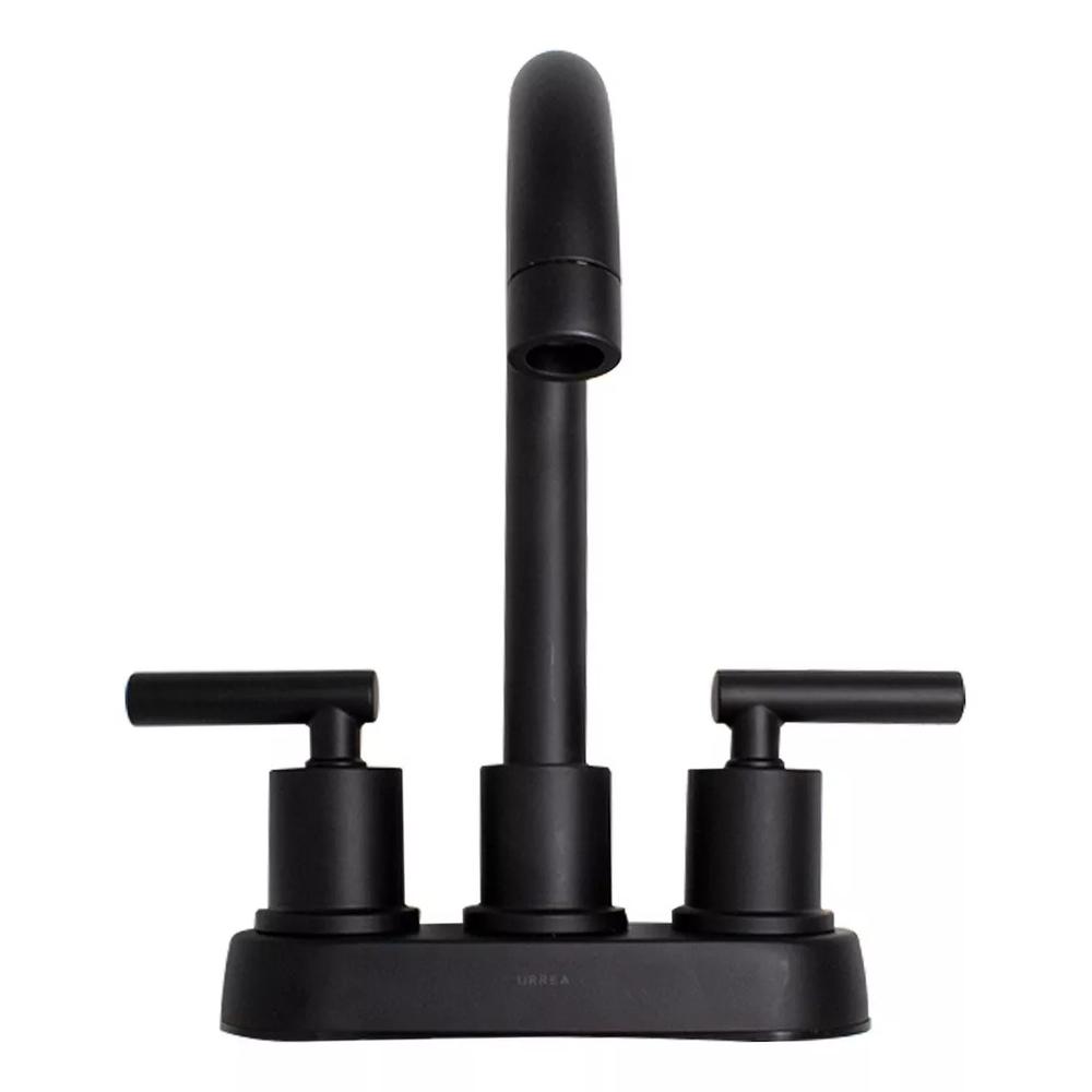 Foto 5 pulgar | Mezcladora Para Lavabo 4'' Tipo Bar Negro Mate 14cl.2 Urrea
