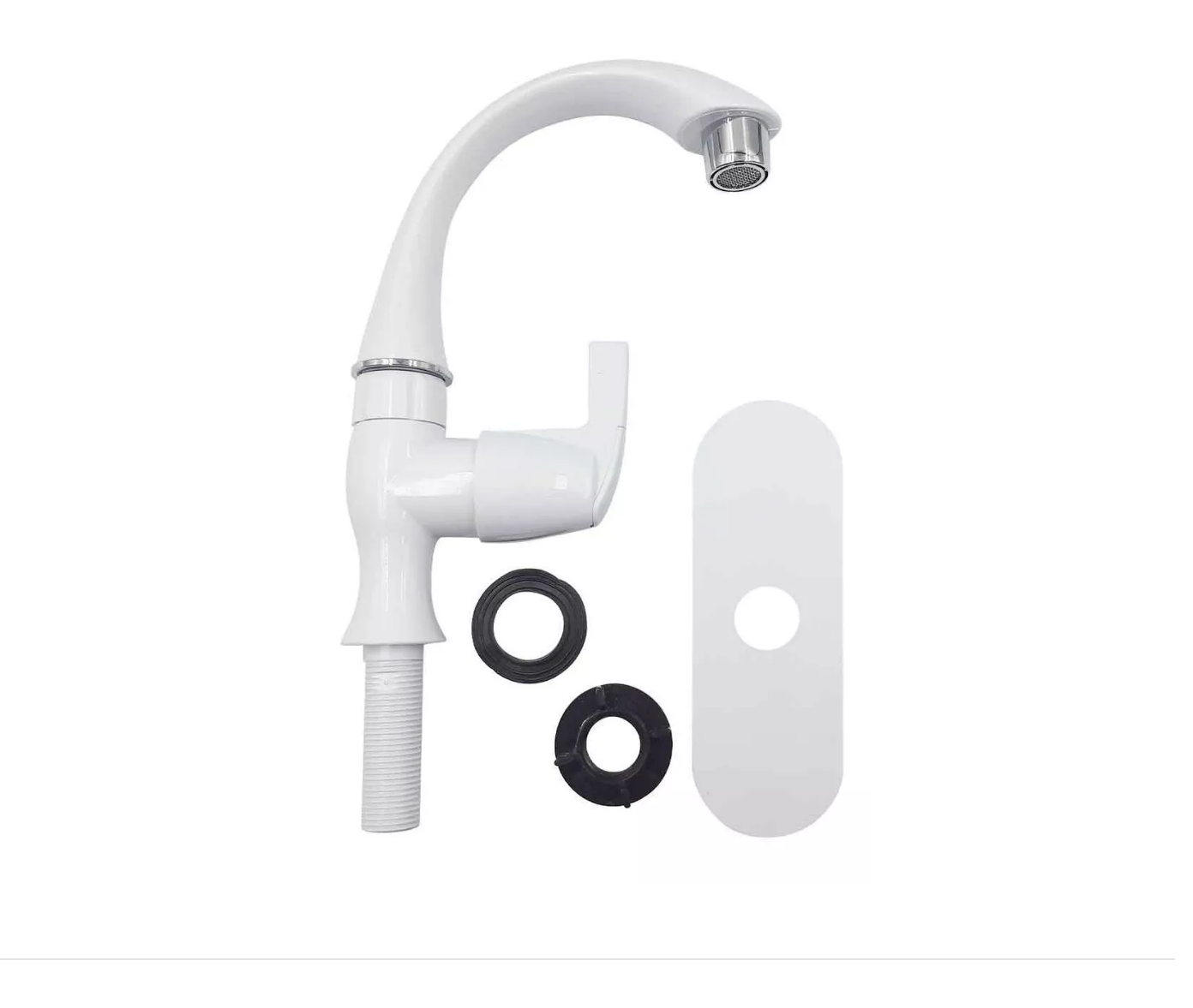 Foto 3 | Llave Monomando Grifo Abs Individual Lavabo Blanco Xtellar