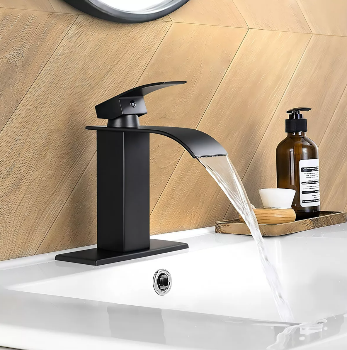Foto 2 | Lavabo Grifo Baño Llave Monomando Negro Xtellar