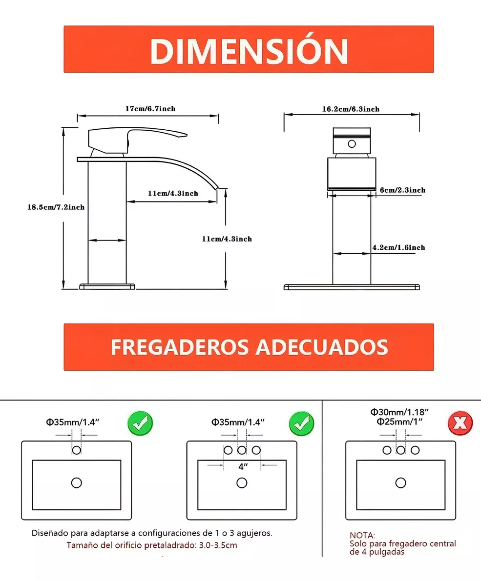 Foto 5 pulgar | Lavabo Grifo Baño Llave Monomando Negro Xtellar