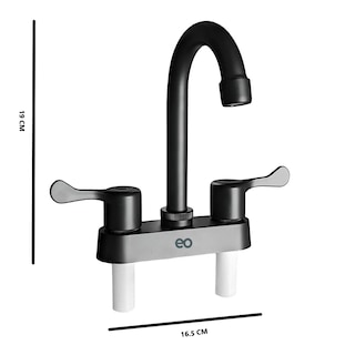 Foto 2 | Mezcladora Para Lavabo Acabado Mate Eo Safe Imports Esi-18884 Negro