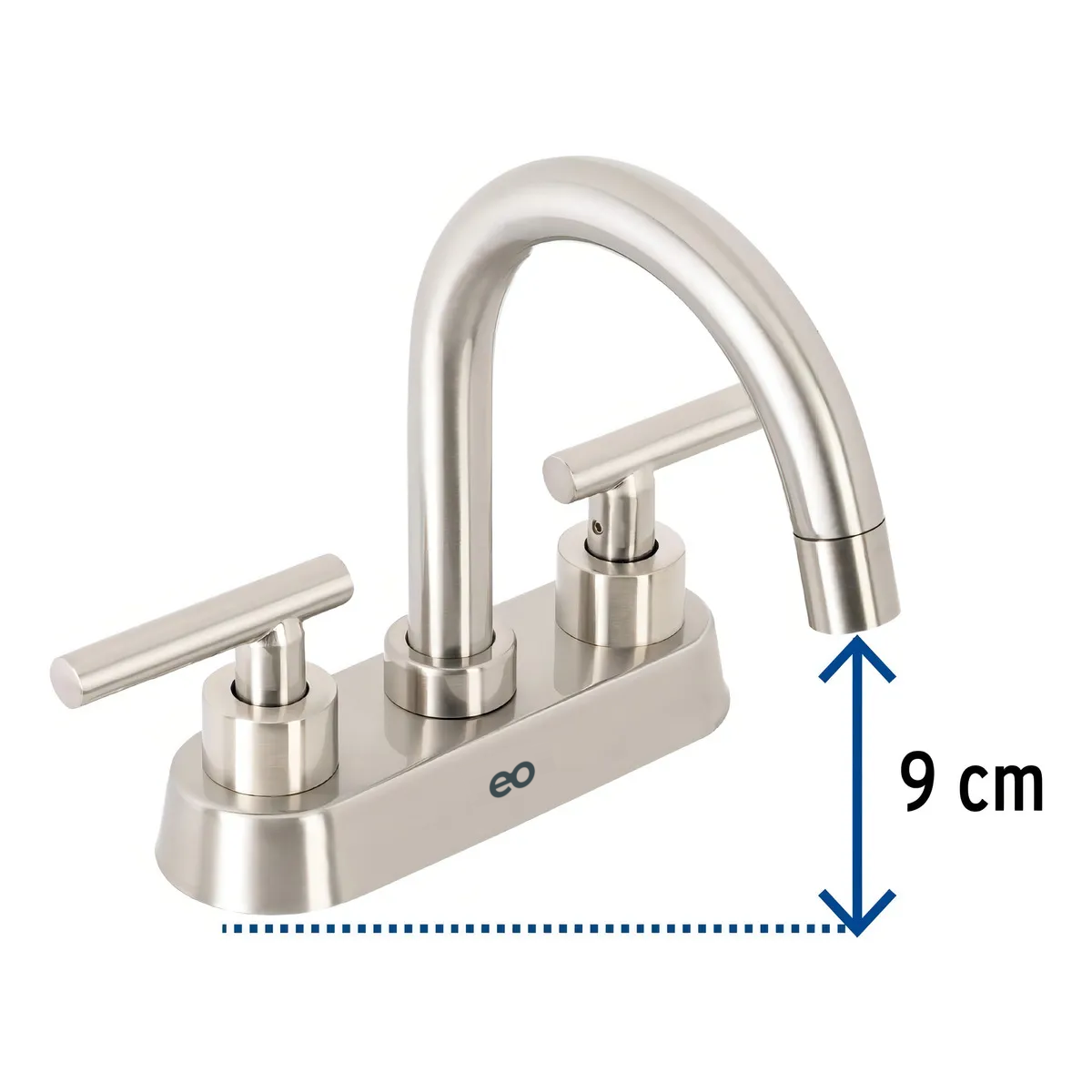 Foto 3 | Llave Mezcladora Para Lavabo Con Manerales De Palanca Eo Safe Imports Esi-18885 Plata