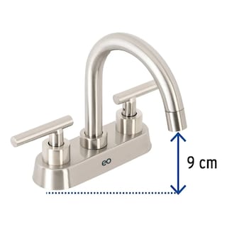 Foto 3 | Llave Mezcladora Para Lavabo Con Manerales De Palanca Eo Safe Imports Esi-18885 Plata