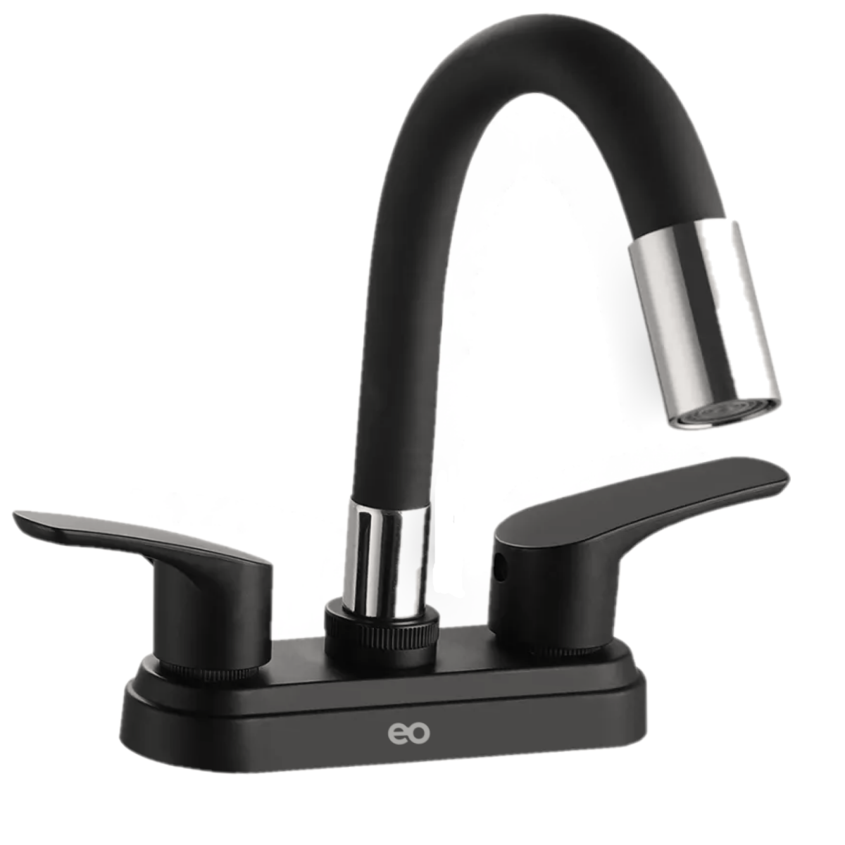 Foto 4 pulgar | Llave Mezcladora Negra Para Lavabo Cuello Flexible Mate Eo Safe Imports Esi-18883 Negro