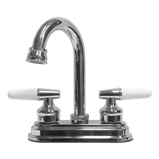 Foto 1 | Mezcladora Duomando Para Lavabo, Cuello Cisne, Maneral Palanca
