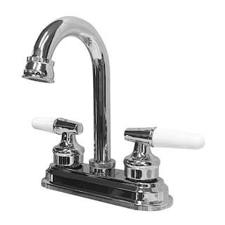 Foto 2 | Mezcladora Duomando Para Lavabo, Cuello Cisne, Maneral Palanca