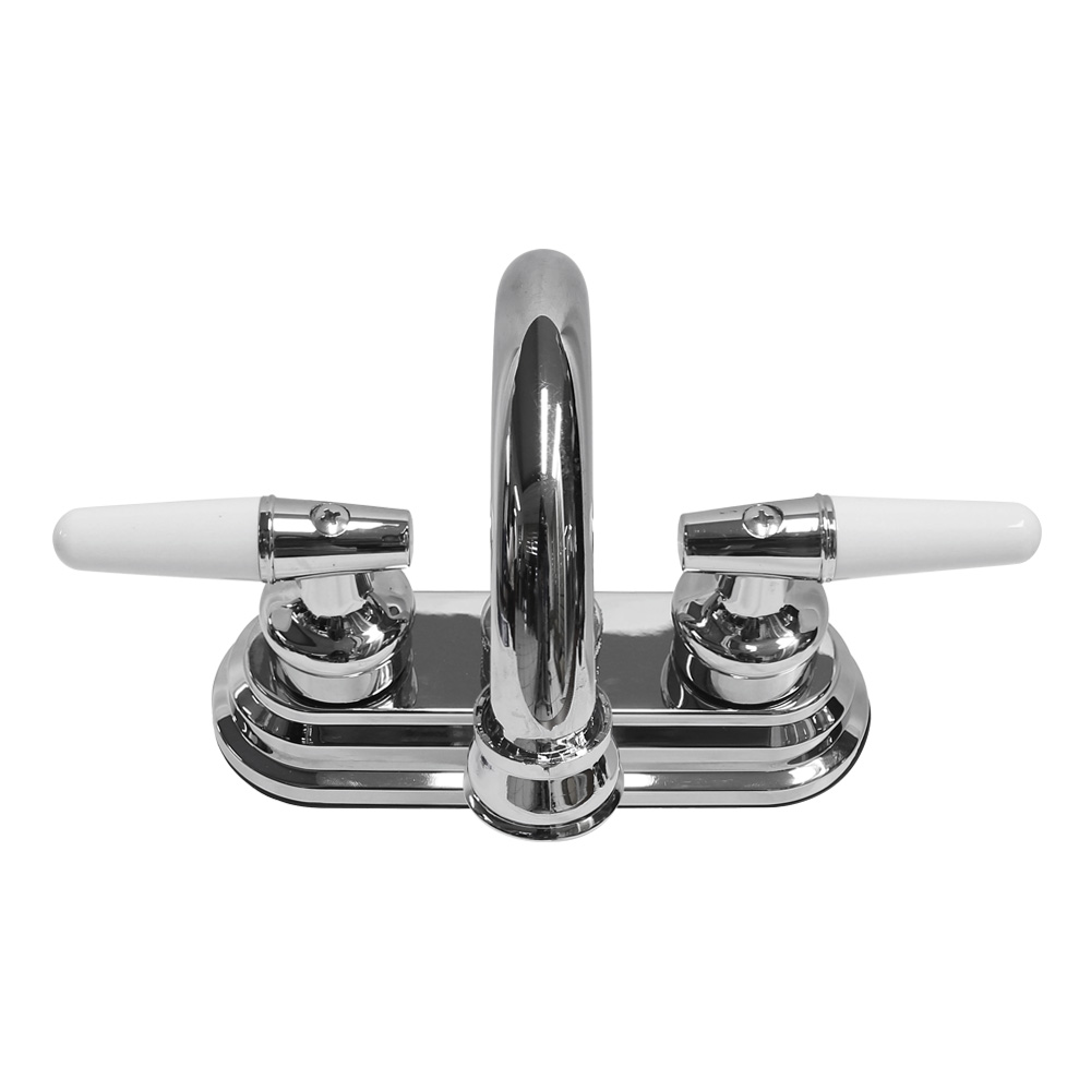 Foto 4 pulgar | Mezcladora Duomando Para Lavabo, Cuello Cisne, Maneral Palanca