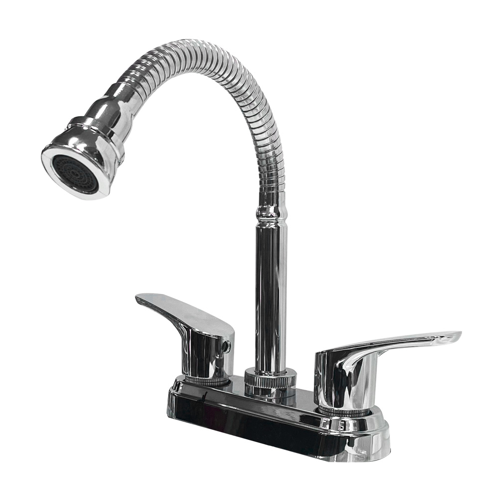 Foto 2 | Mezcladora Duomando Para Lavabo, Cuello Flexible, Maneral Palanca Plana