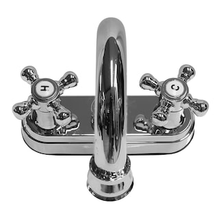 Foto 3 | Mezcladora Duomando Para Lavabo, Cuello Cisne, Maneral Cruceta