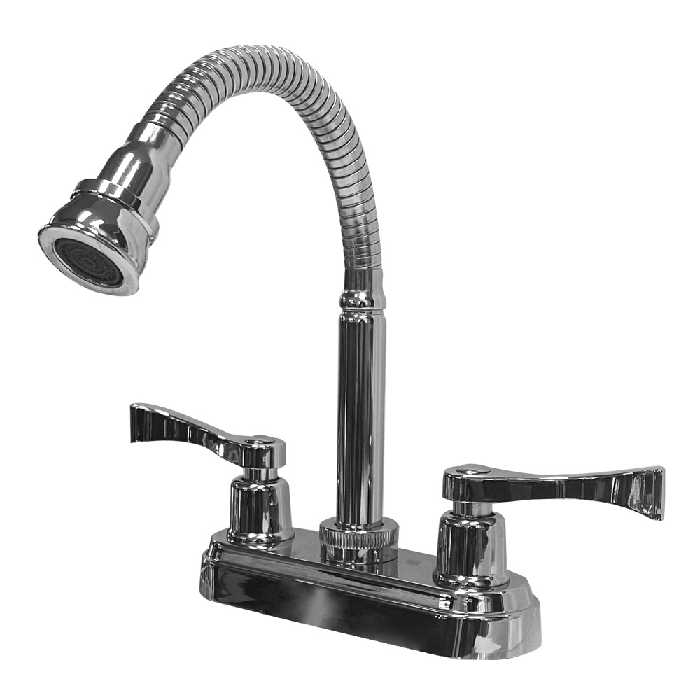 Foto 3 pulgar | Mezcladora Duomando Para Lavabo, Cuello De Cisne, Maneral Palanca Curva
