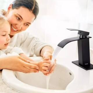 Foto 4 | Mezclador Monomando Para Lavabo De Baño Lab.g Negro