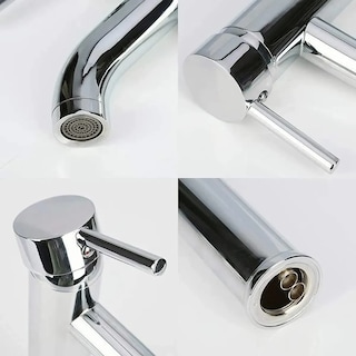 Foto 4 | Mezcladora Monomando Para Baño Calor Y Frio Ajustable Lab.g Plata