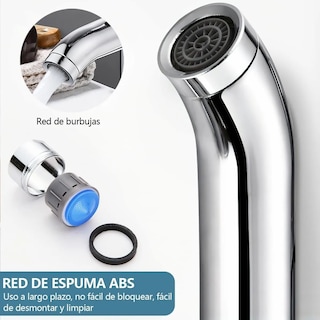 Foto 5 | Mezcladora Monomando Para Baño Calor Y Frio Ajustable Lab.g Plata