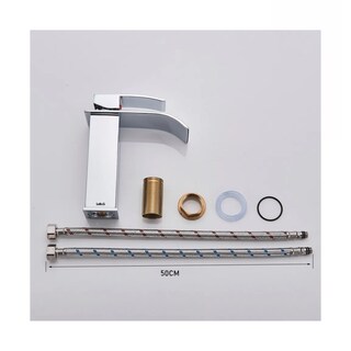 Foto 3 | Grifo Mezclador Para Baño Acero Inoxidable Lab.g Plateado