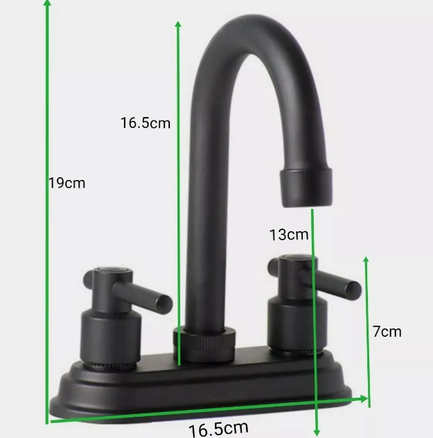 Foto 3 pulgar | Mezcladora De Lavabo Xtellar De Lujo En Negro Mate