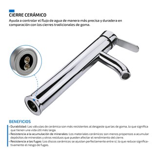 Foto 3 | Grifo Monomando Mezclador Fregador Llave Alta Lab.g Plata