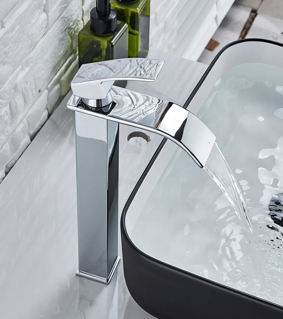 Foto 3 | Llave Mezcladora Lavabo Grifo Baño 30cm Lab.g Plata