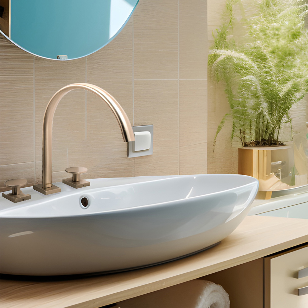 Foto 4 pulgar | Mezcladora Para Lavabo Mod. Bari - Satín Niquel