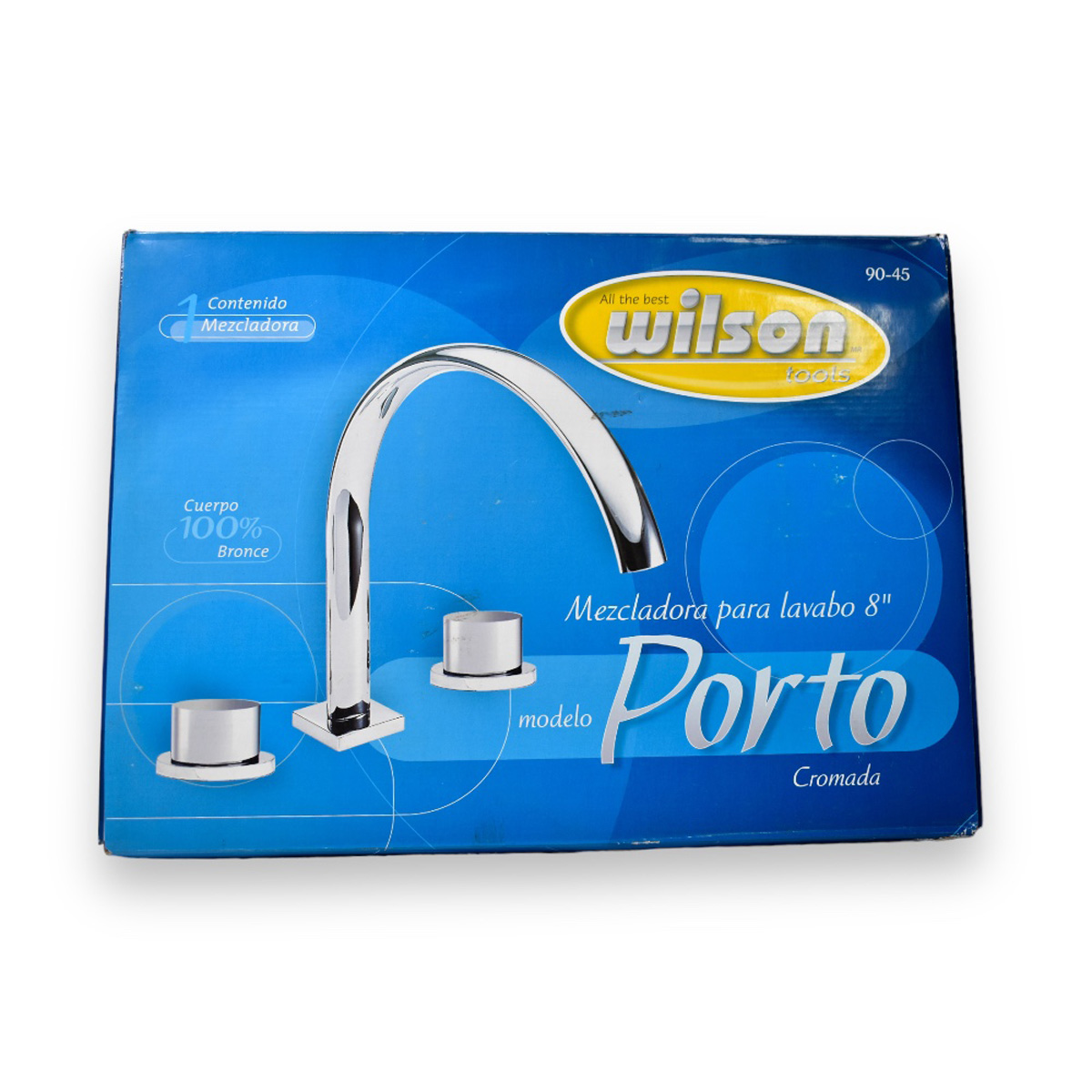 Foto 2 pulgar | Mezcladora Para Lavabo 8'' Mod. Porto