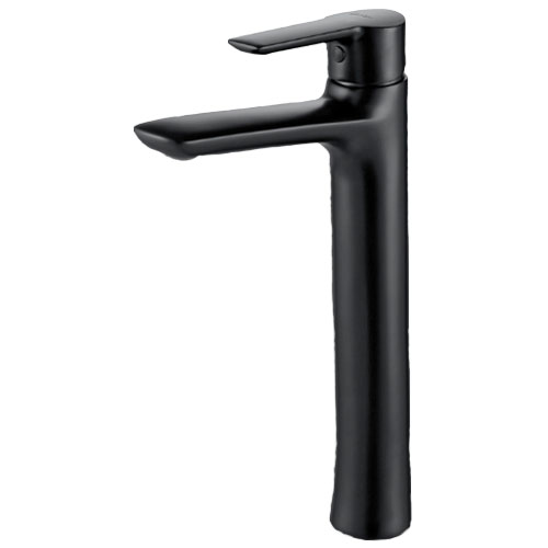 Foto 2 pulgar | Llave Monomando Baño Lavabo Ovalin Rubinett Laton Solido Negro Mate 30 Cm