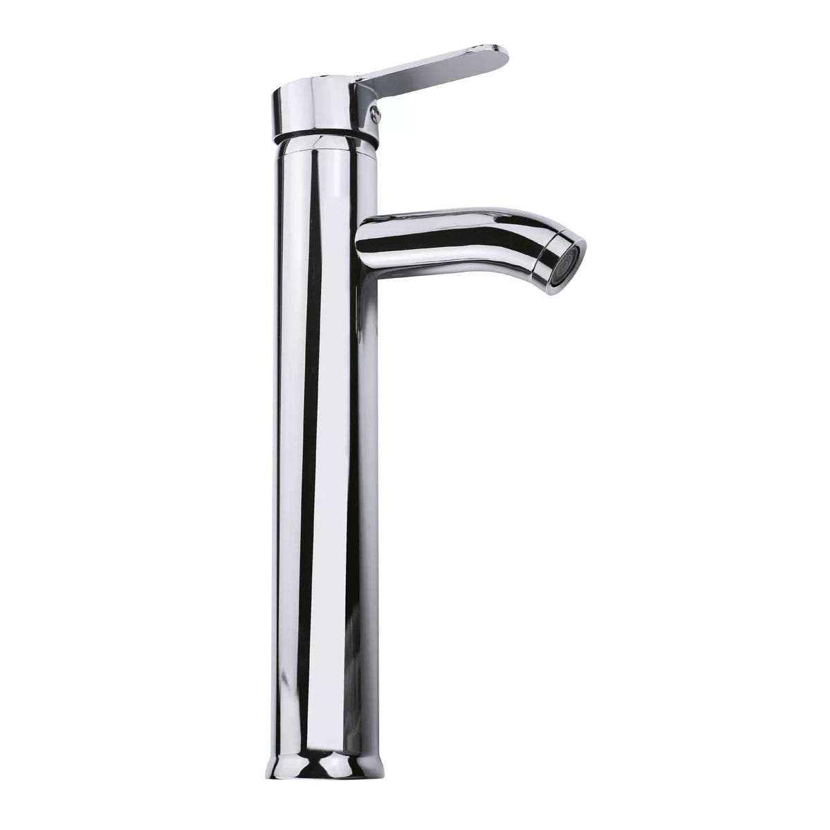 Llave Mezcladora Alta Monomando Para Fregadero Lavabo Eo Safe Imports Esi-12887 Plata