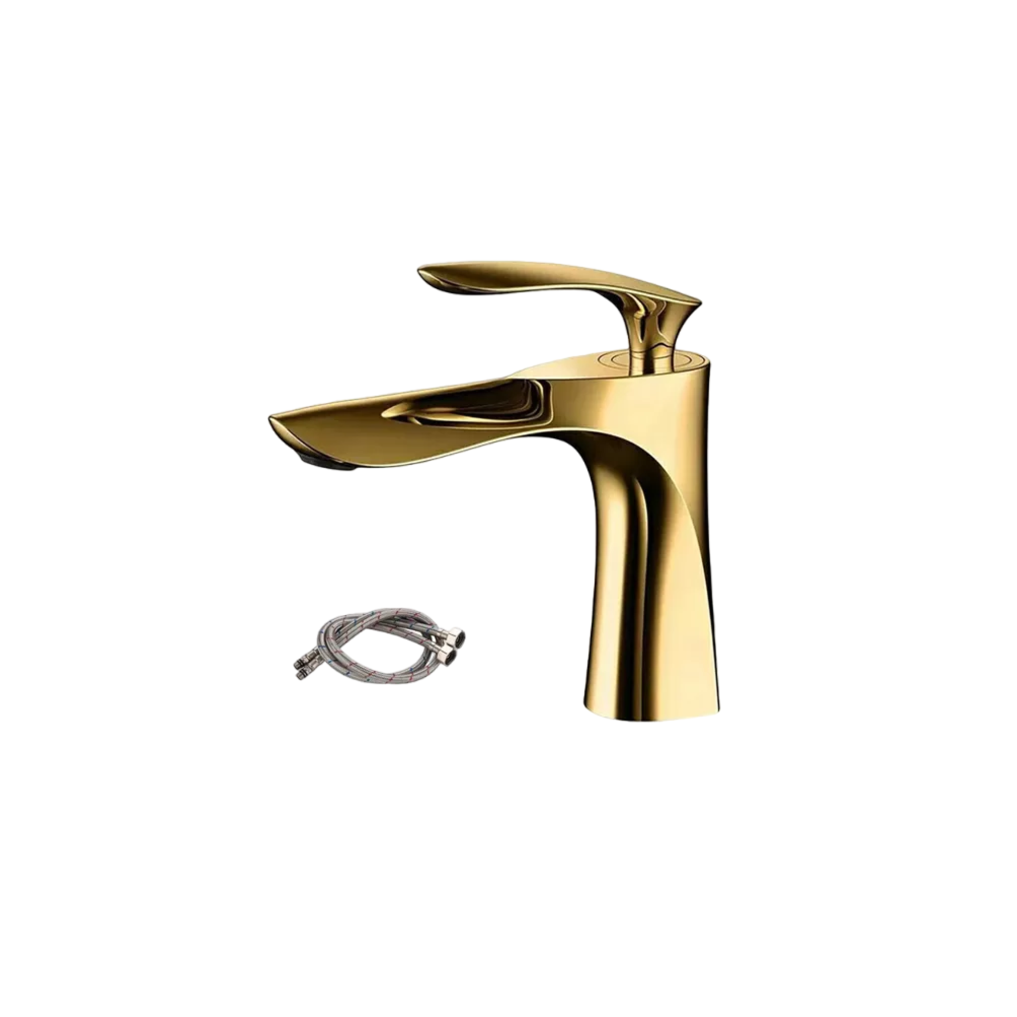 Foto 2 pulgar | Grifo Mezclador De Baño Belug Casacata Dorado Brillante