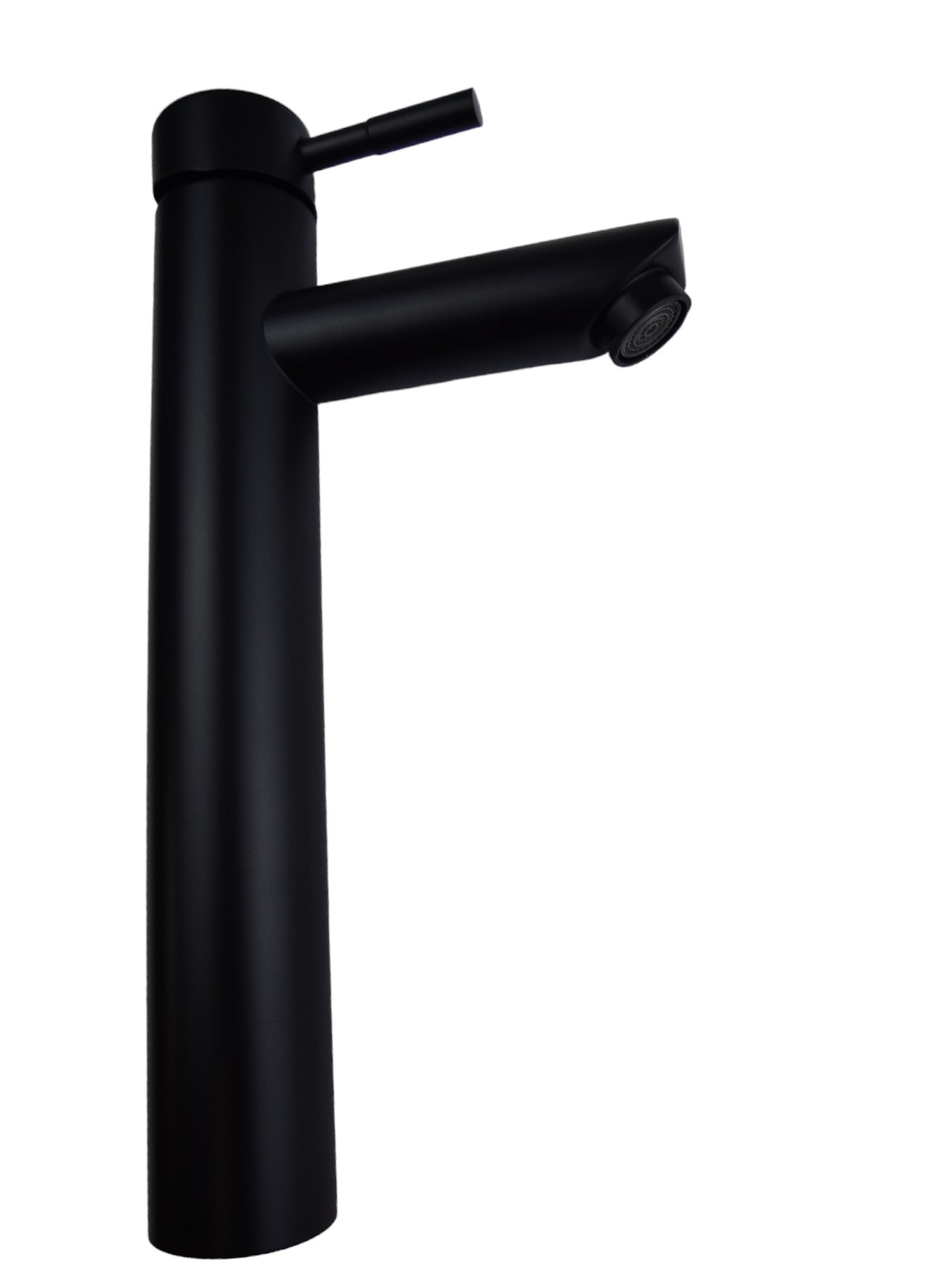 Monomando para Lavabo Pizarro en Acero Inoxidable Negro G-126-ssn