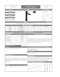 Foto 5 | Monomando para Lavabo Pizarro en Acero Inoxidable Negro G-126-ssn