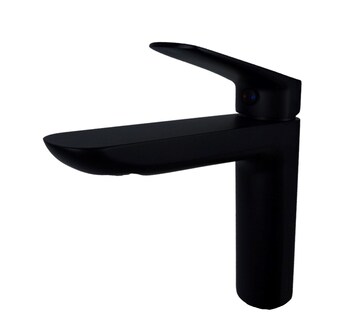 Foto 5 | Monomando para Lavabo en Latón Negro Mate de 14 Cm