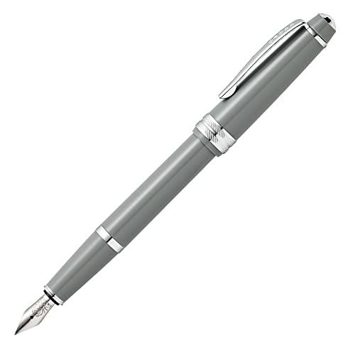 Foto 6 | Pluma Estilográfica Cross Bailey, Resina Pulida Ligera, Gris - Venta Internacional.