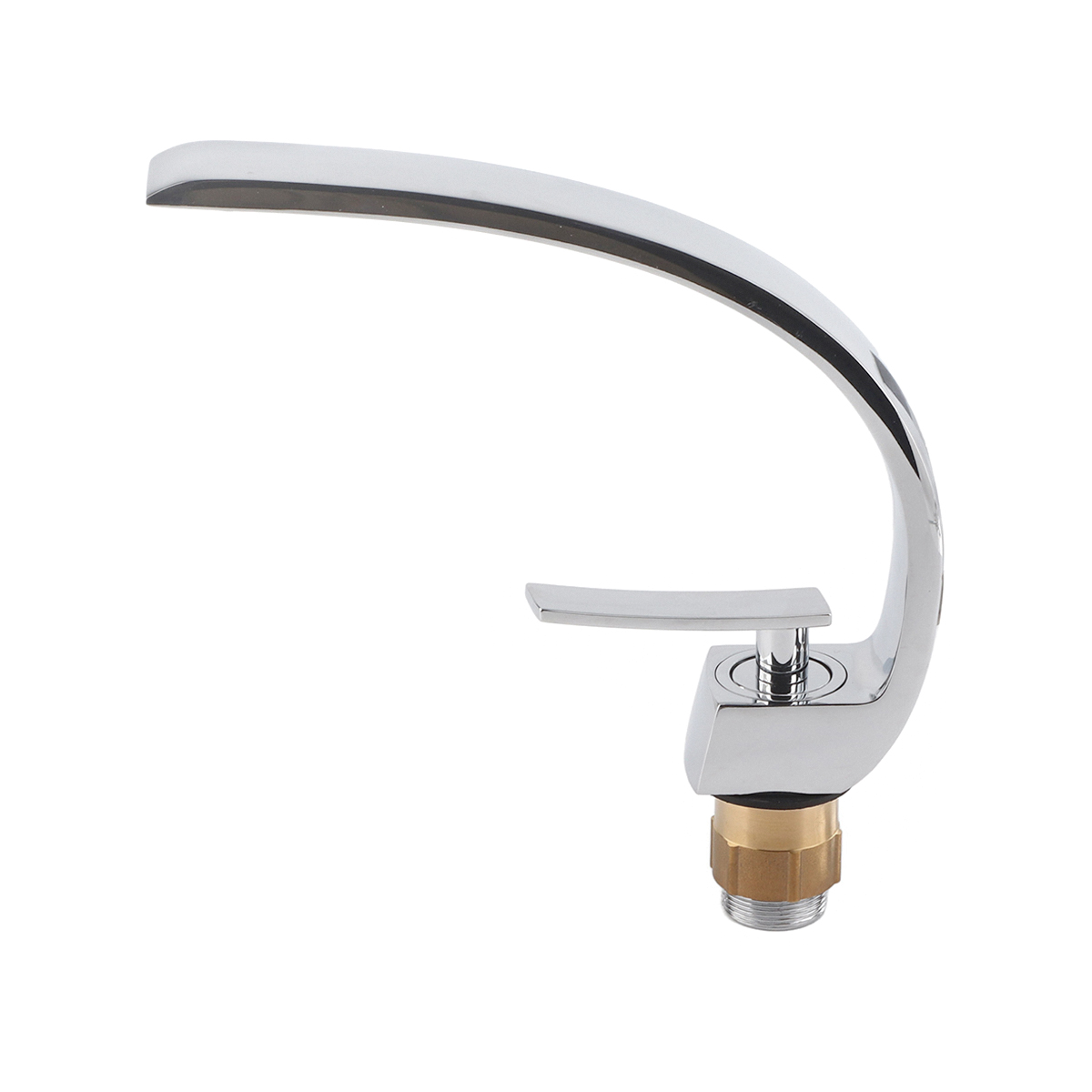 Foto 5 | Monomando Para Lavabo En Diseño Curvo Marca Gravita