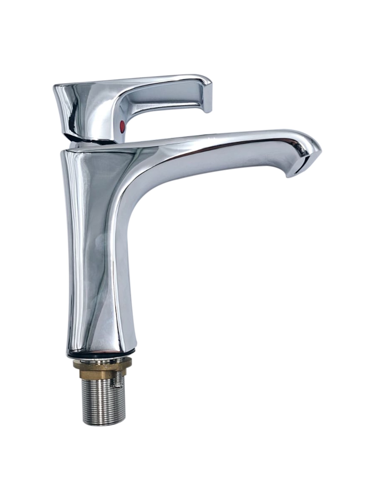 Foto 2 pulgar | Monomando Llave Mezcladora Para Lavabo Plateado
