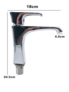 Foto 3 | Monomando Llave Mezcladora Para Lavabo Plateado