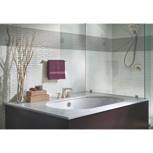 Foto 5 pulgar | Grifo Delta Ashlyn Con 2 Manijas Para Bañera Romana Extendida, Níquel Cepillado - Venta Internacional.