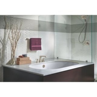 Foto 4 | Grifo Delta Ashlyn Con 2 Manijas Para Bañera Romana Extendida, Níquel Cepillado - Venta Internacional.