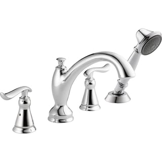 Foto 1 | Grifo Delta Linden Roman Para Bañera Con Ducha De Mano, Cromado, T4794 - Venta Internacional.