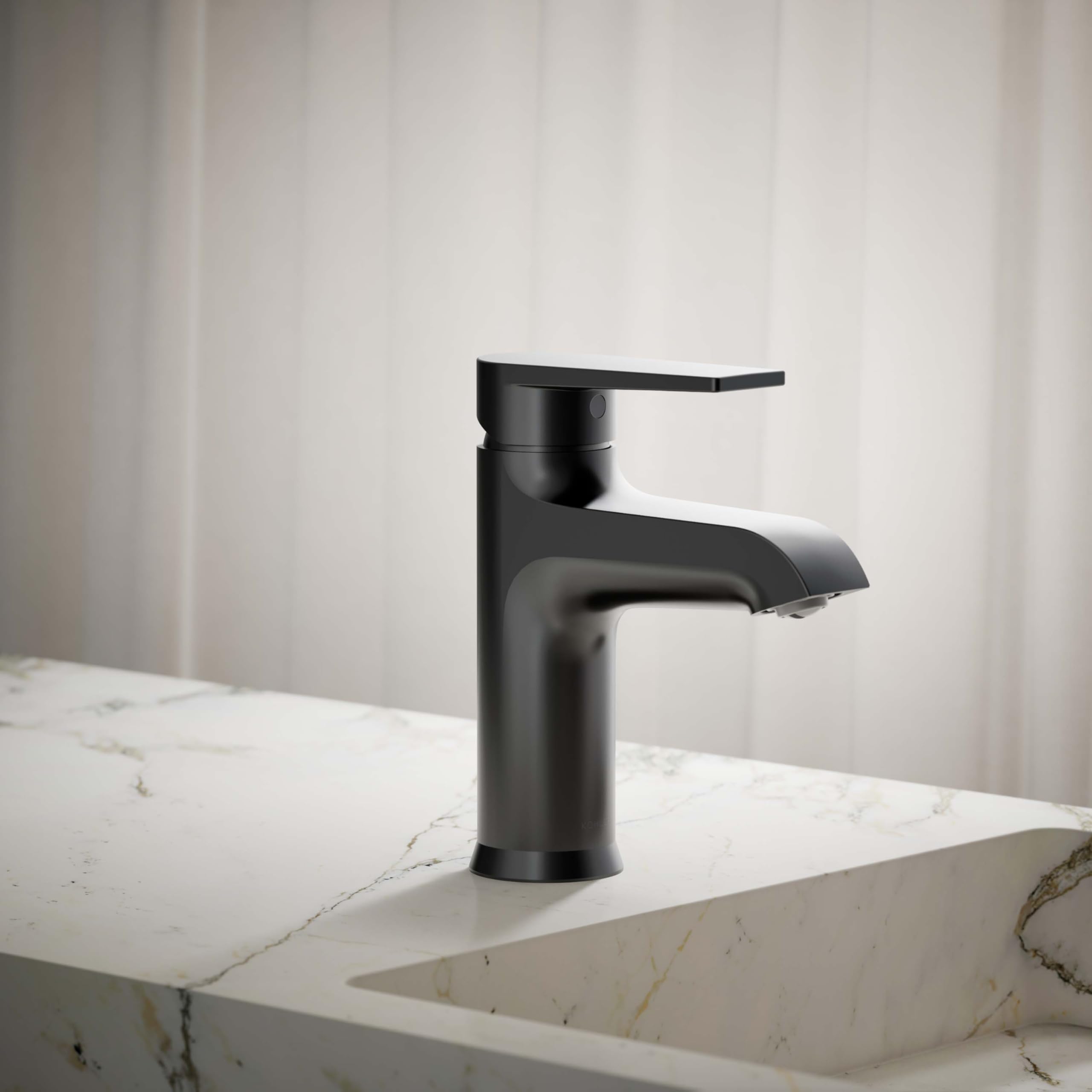Foto 3 pulgar | Grifo Para Lavabo Kohler Hint, Monomando, Negro Mate - Venta Internacional.