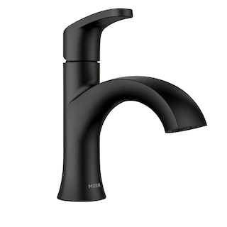 Foto 1 | Grifo Para Lavabo De Baño Moen Karis, Negro Mate, Monomando - Venta Internacional.