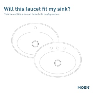 Foto 7 | Grifo Para Lavabo De Baño Moen Karis, Negro Mate, Monomando - Venta Internacional.