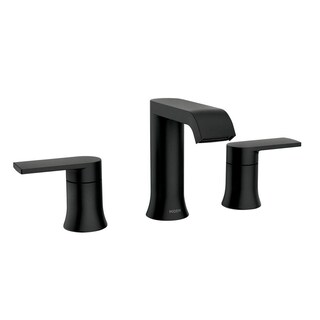 Foto 1 | Grifo De Baño Moen Genta, 8 Pulgadas, Amplio Y 2 Manijas, Negro Mate - Venta Internacional.