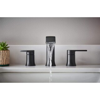 Foto 3 | Grifo De Baño Moen Genta, 8 Pulgadas, Amplio Y 2 Manijas, Negro Mate - Venta Internacional.