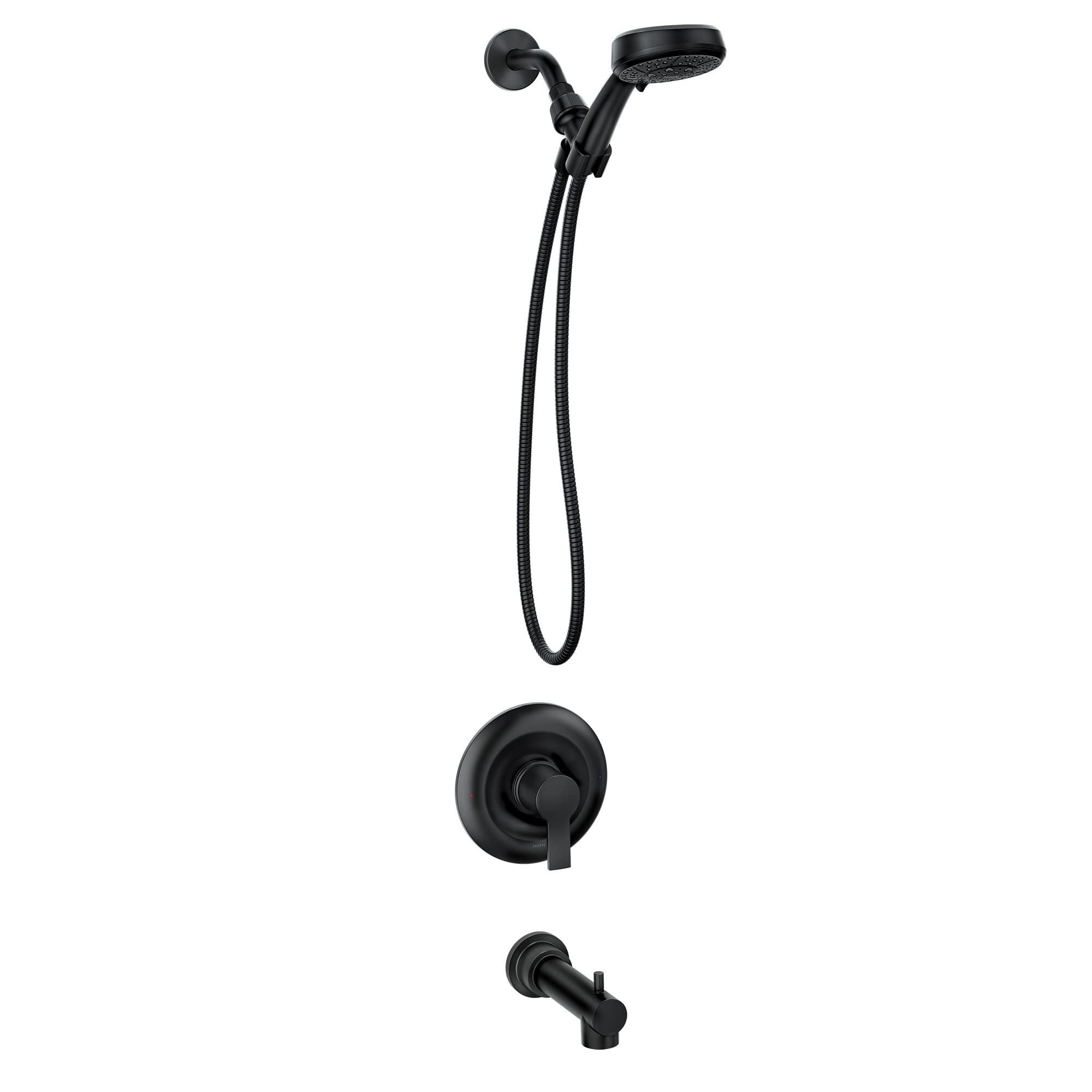 Foto 2 pulgar | Grifo De Ducha Moen Meena Negro Mate Con Ducha De Mano 82618bl - Venta Internacional.