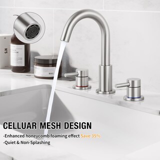 Foto 3 | Grifo De Baño Qomolangma, 8 Pulgadas, Amplio, 2 Manijas - Venta Internacional.