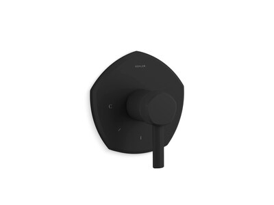 Foto 1 | Moldura De Válvula Termostática Kohler T27040-4-bl Occasion Negro Mate - Venta Internacional.